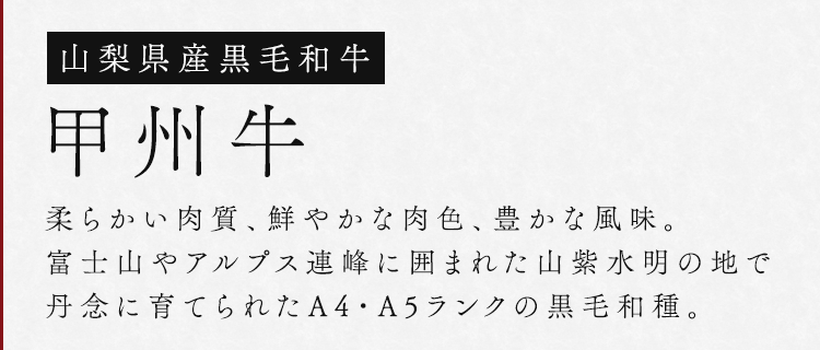 山梨県産のブランドポーク 甲斐甘み豚